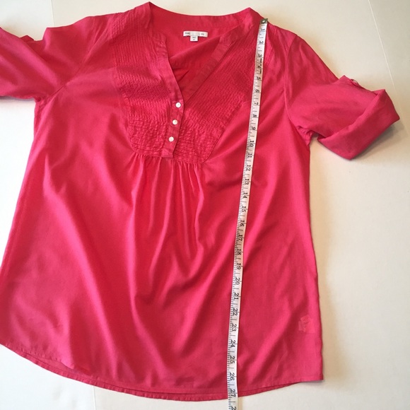 Gap Factory Coral Blouse Top Size M - Picture 8 of 8